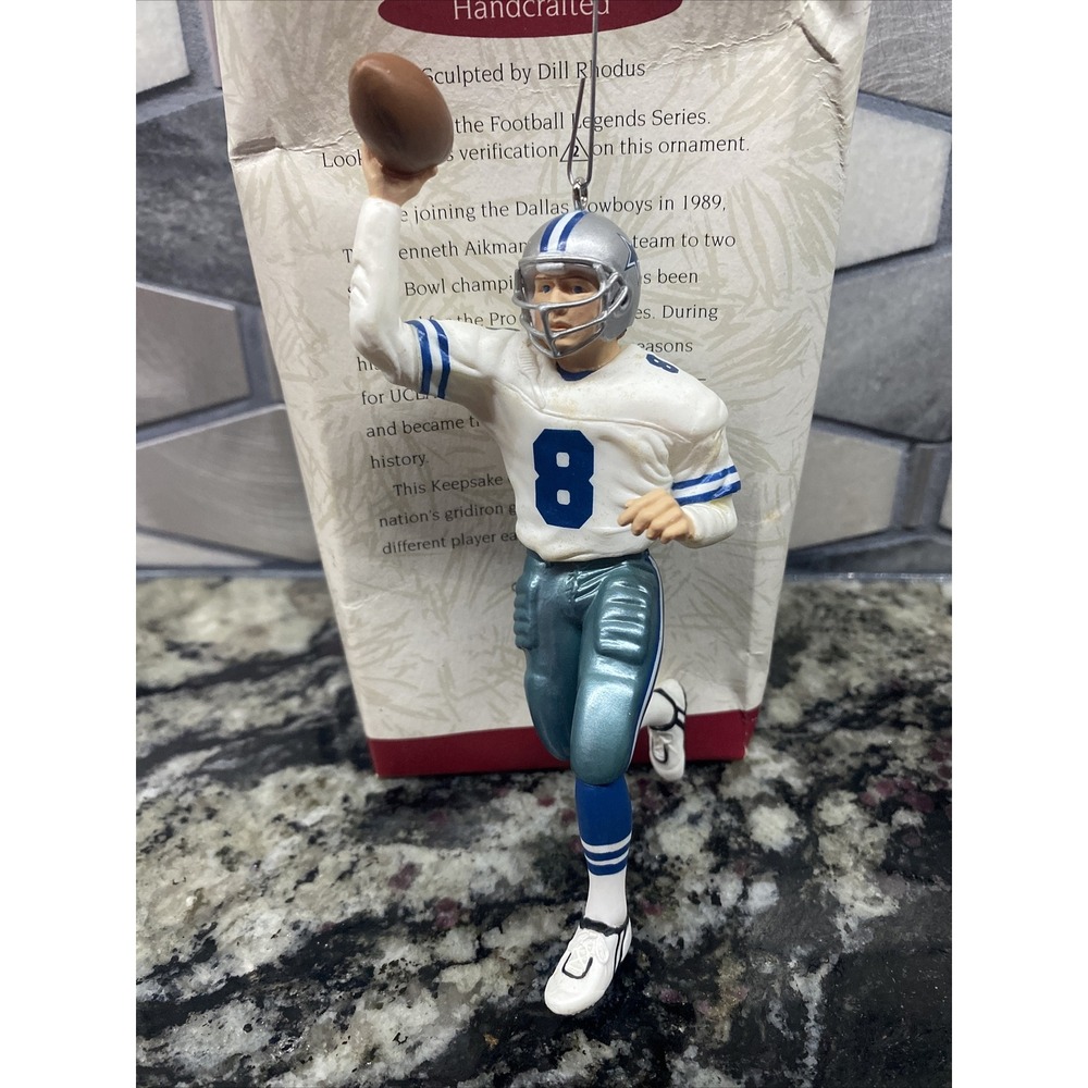 Troy Aikman Collectors Series Exclusive Classic Hallmark Keepsake Ornament - Picture 3 of 4